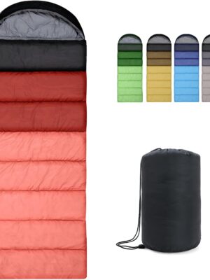 Lightweight Backpacking Sleeping Bag, Waterproof Cold Weather Sleeping Bags, Portable Compact Sleeping Bag for Adults Winter Camping Hiking Hunting