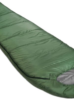 Sleeping Bag for Adults, Mummy Style, Cold Weather, Olive Green