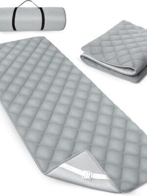 Cot Mattress Topper Pad Quilted, Foam Camping Cot Mattress Pad Non-Slip Super Soft Comfortable 75"x30", Cool Sleeping Cot Mattress Pad for Camp Cot/Rv Bunk/Narrow Twin Beds