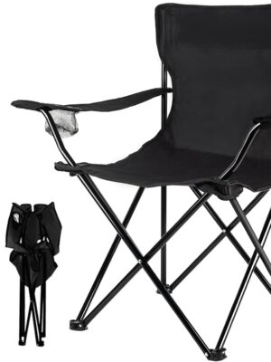 Foldable Camping Chair - Lightweight, Instant Setup for Beaches, Lawns, Sports