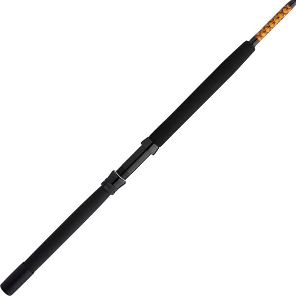 Stand Up Conventional Fishing Rod, Black/Red/Yellow, 6' - Heavy - 1pc