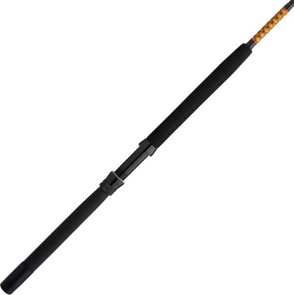 Stand Up Conventional Fishing Rod, Black/Red/Yellow, 6' - Heavy - 1pc