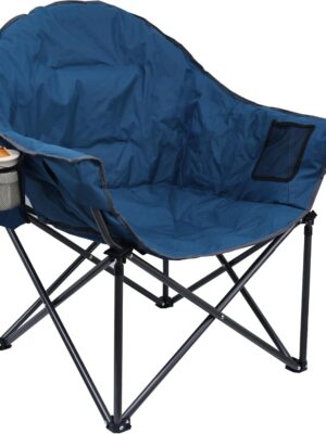 Camping Chairs for Adults, Oversized Lawn Chairs,  Folding Heavy Duty Camp Chair with Carry Bag, Support to 450LBS