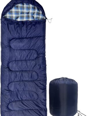 0 Degree Winter Sleeping Bag for Adults, 4 Season Warm Cold Weather Sleeping Bag with Compression Sack for Camping Hiking Backpacking Outdoor Travel